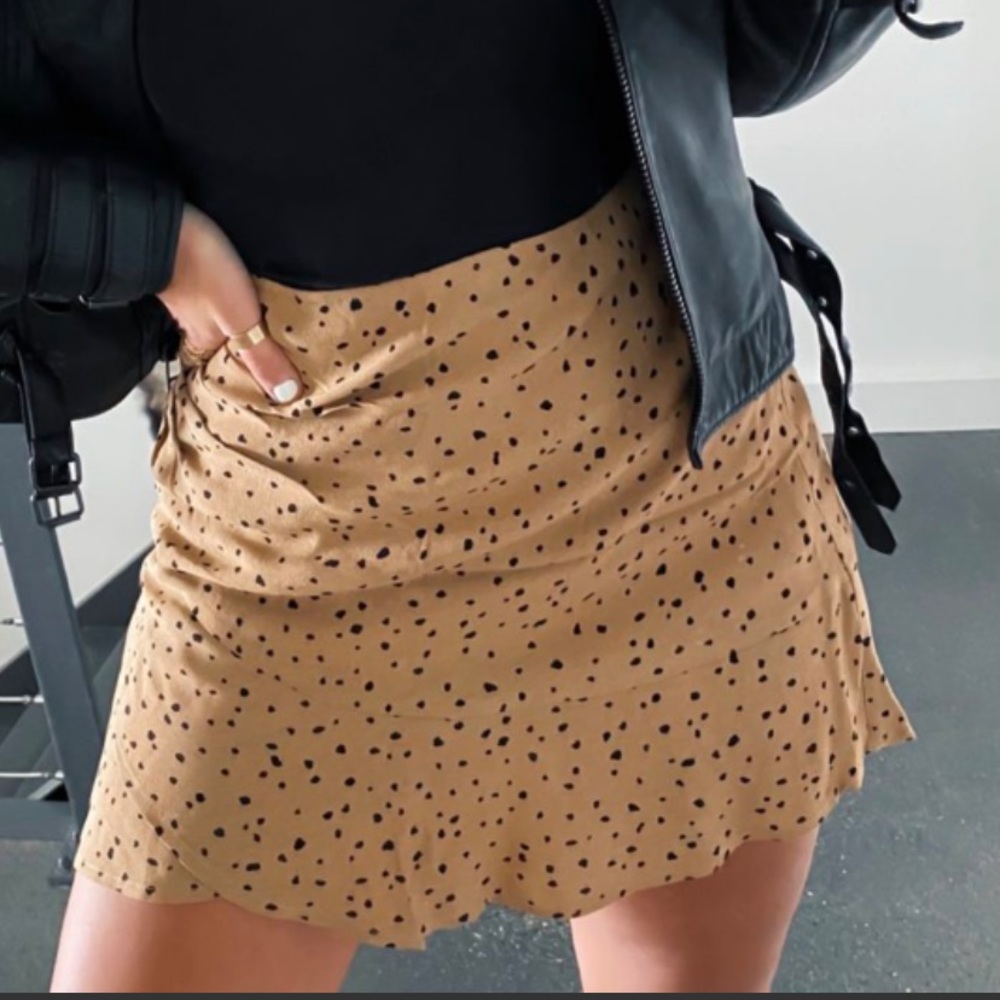 Abercrombie wrap mini skirt